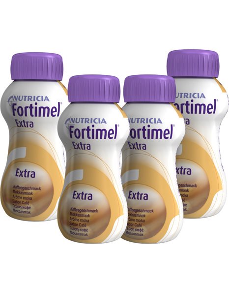 Nutricia Fortimel Extra Γεύση Καφέ 4 X 200 ml