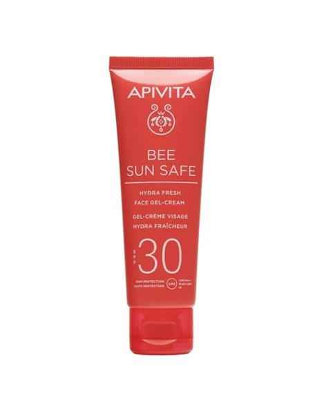 Apivita Bee Sun Safe Hydra Fresh Αδιάβροχο Αντηλιακό Gel Προσώπου SPF30 50ml