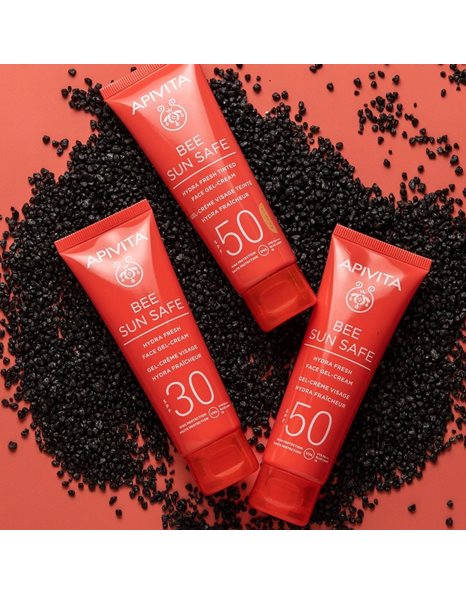 Apivita Bee Sun Safe Hydra Fresh Αδιάβροχο Αντηλιακό Gel Προσώπου SPF30 50ml