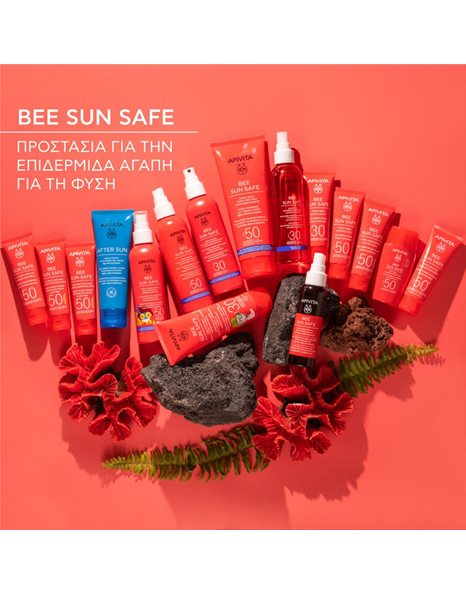 Apivita Bee Sun Safe Hydra Fresh Αδιάβροχο Αντηλιακό Gel Προσώπου SPF30 50ml