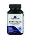 My Elements Vitamin B50 Complex Σύμπλεγμα Βιταμινών Β, Υγεία Νευρικού Συστήματος 30caps