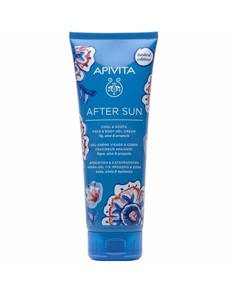 Apivita Limited Edition After Sun Δροσιστική & Καταπραϋντική Κρέμα - Τζελ Για Πρόσωπο & Σώμα 200ml