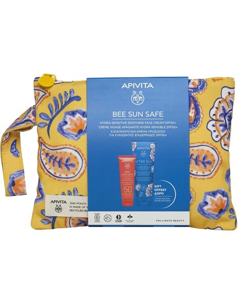 Apivita Promo Bee Sun Safe με Hydra Sensitive Soothing Face Cream SPF50+ 50ml & Δώρο After Sun 100ml