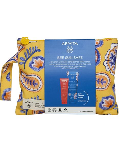 Apivita Promo Bee Sun Κρέμα Κατά των Πανάδων & των Ρυτίδων SPF50 50ml & After Sun 100ml