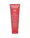 Apivita Bee Sun Safe Κρέμα Προσώπου Κατά των Πανάδων & των Ρυτίδων με Χρώμα Golden SPF50, 50ml