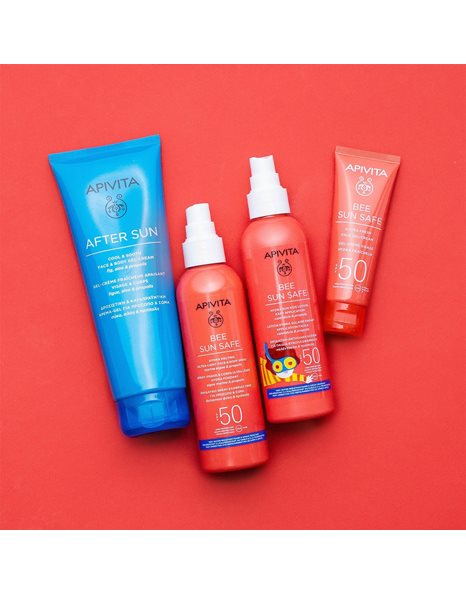 Apivita Bee Sun Safe Κρέμα Προσώπου Κατά των Πανάδων & των Ρυτίδων με Χρώμα Golden SPF50, 50ml