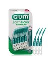 GUM Soft-Picks Advanced Μεσοδόντιες Οδοντογλυφίδες Large Πράσινες 30τμχ