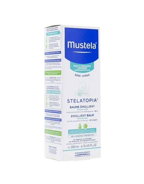 Mustela Stelatopia Emollient Balm Λεπτόρευστη Κρέμα για Ατοπικό Δέρμα & Ερεθισμούς 200ml