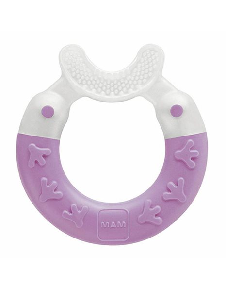Mam Μασητικό Οδοντοφυΐας Για Τον Καθαρισμό Των Δοντιών Bite & Brush (560G) 3+ Μηνών Ροζ, 1 τμχ