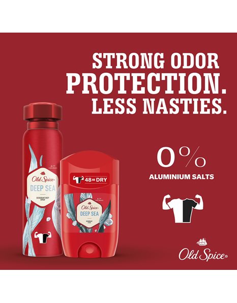 Old Spice Deep Sea Deodorant Body Spay Αποσμητικό Σπρέι Σώματος για Άνδρες 150ml