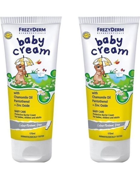 Frezyderm Promo Pack Baby Cream Προστατευτική & Αδιάβροχη Κρέμα Για Την Αλλαγή Πάνας 2x175ml