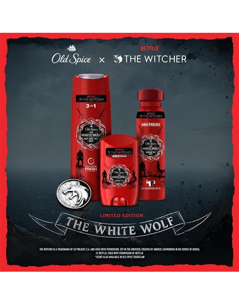 Old Spice The White Wolf, Αποσμητικό Σπρέι Σώματος Για Άνδρες 150ml.