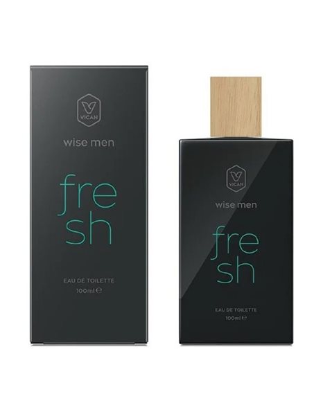 Vican Wise Men Fresh Box Ανδρικό Σετ με Eau de Toilette & Σαμπουάν για Μαλλιά και Γενειάδα, 2τμχ