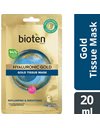 Bioten Hyaluronic Gold Υφασμάτινη Μάσκα Προσώπου για Ενυδάτωση με Υαλουρονικό Οξύ 25ml