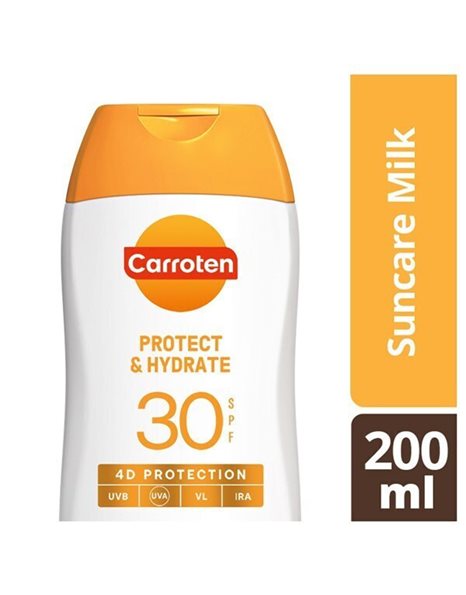 Carroten Protect & Hydrate Αδιάβροχο Αντηλιακό για το Σώμα SPF30 200ml