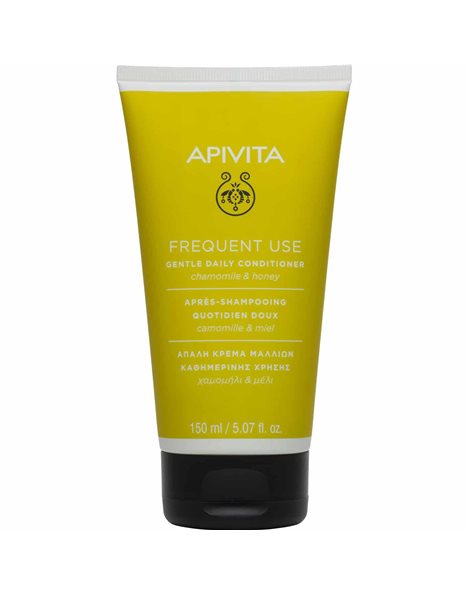 Apivita Gentle Daily Conditioner Μαλακτική Κρέμα  Καθημερινής Χρήσης με Χαμομήλι & Μέλι, 150ml