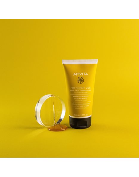 Apivita Gentle Daily Conditioner Μαλακτική Κρέμα  Καθημερινής Χρήσης με Χαμομήλι & Μέλι, 150ml