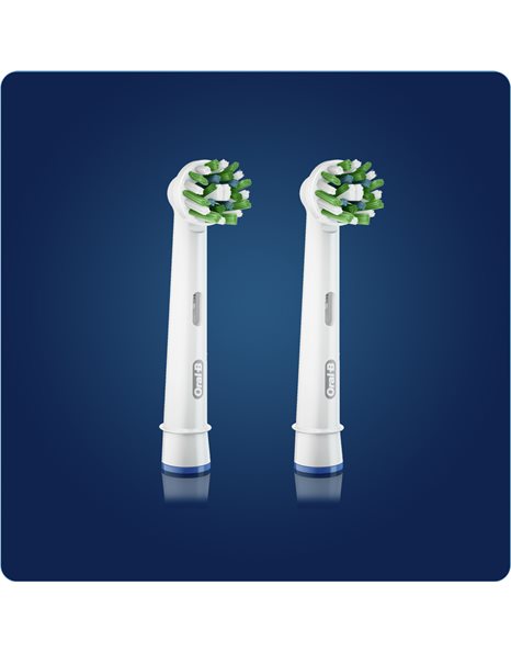 Oral B Cross Action Clean Maximiser Ανταλλακτικές Κεφαλές για Ηλεκτρική Οδοντόβουρτσα, 2τμχ