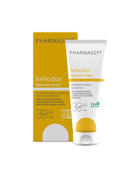 Pharmasept Heliodor Promo with Face Sun Cream SPF30 50ml & Free Hygienic Ultra Hydra Lotion 80ml