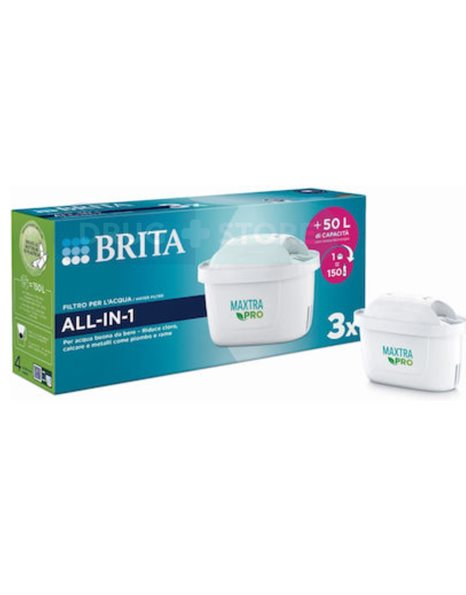 Brita Ανταλλακτικό Φίλτρο Νερού για Κανάτα Maxtra Pro All-in-1 3τμχ