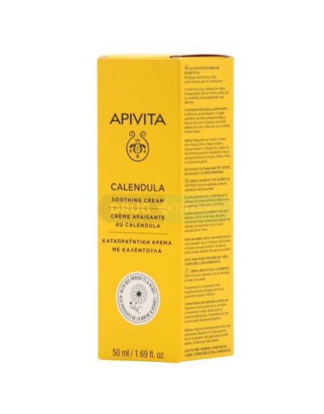 Apivita Calendula Soothing Cream Καταπραϋντική Κρέμα Με Καλέντουλα 50ml