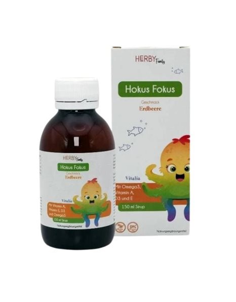 Herby Family Hokus Fokus Παιδικό Σιρόπι για Ενίσχυση της Συγκέντρωσης 150 ml