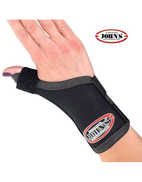 Johns 120105 Spika Aντίχειρα Neoprene σε Μαυρο Χρώμα Medium 1 τμχ
