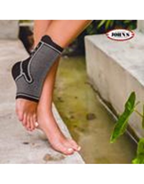 John's 22425 Επιστραγαλίδα Ankle Protector E-Force Μαυρο Μέγεθος:Medium 1 τμχ
