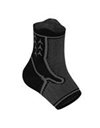John's 22425 Επιστραγαλίδα Ankle Protector E-Force Μαυρο Μέγεθος:Medium 1 τμχ