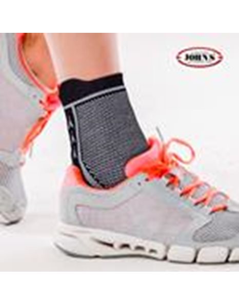 John's 22425 Επιστραγαλίδα Ankle Protector E-Force Μαυρο Μέγεθος:Medium 1 τμχ