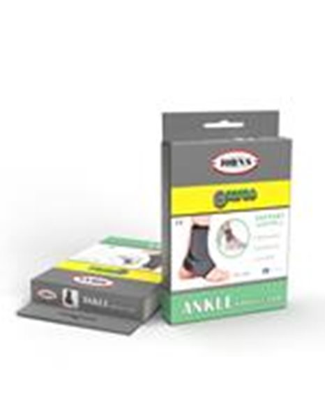 John's 22425 Επιστραγαλίδα Ankle Protector E-Force Μαυρο Μέγεθος:Medium 1 τμχ