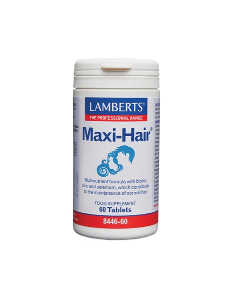 Lamberts Maxi Hair Συμπλήρωμα Διατροφής για Υγιή Μαλλιά, 60tabs 