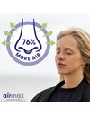 Airmax O2 Nasal Dilator Classic Medium Ρινικός Διαστολέας για Ευκολότερη Αναπνοή 2 Τεμάχια