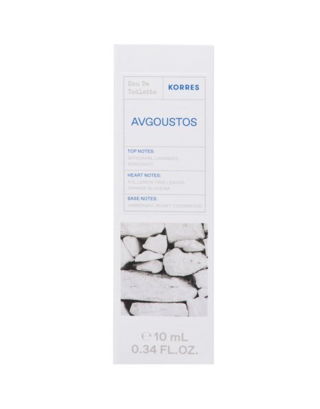 Korres Avgoustos Eau De Toilette Άρωμα σε Μορφή Roll-On 10ml