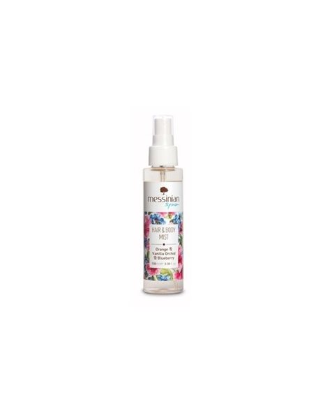 Messinian Spa Beauty Orange & Vanilla Orchid & Blueberry Hair & Body Mist 100ml + Αφρόλουτρο 300 ml 
