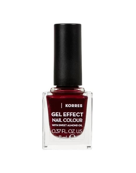 Korres Gel Effect Gloss Βερνίκι Νυχιών Μακράς Διαρκείας No55 Pomegranate 11ml 