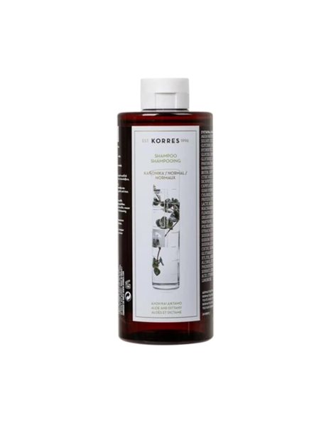 Korres Aloe & Dittany Shampoo/Σαμπουάν με Αλόη Και Δίκταμο για Κανονικά Μαλλιά - 400ml