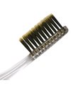 Colgate Slim Soft Advanced Gold Charcoal Οδοντόβουρτσα με Μαλακές Ίνες & Εργονομική Λαβή 1τμχ Μαύρη