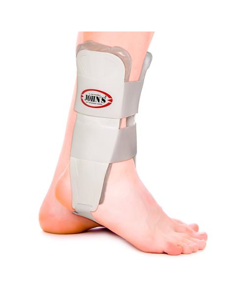 John's 23202 Gel Ankle BraceΝάρθηκας Ποδοκνημικής  σε Λευκό Χρώμα  έγεθος: Small 1τμχ