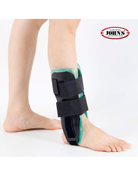 John΄s 23255 Νάρθηκας Ποδοκνημικής Gel Cast One Size σε Μαύρο Χρώμα 1τμχ