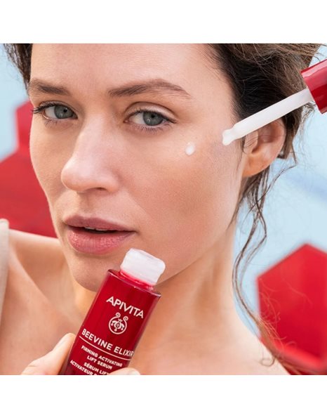 Apivita Promo Beevine Elixir Cream Ελαφριάς Υφής 50ml & Night Cream 15ml & Serum 10ml