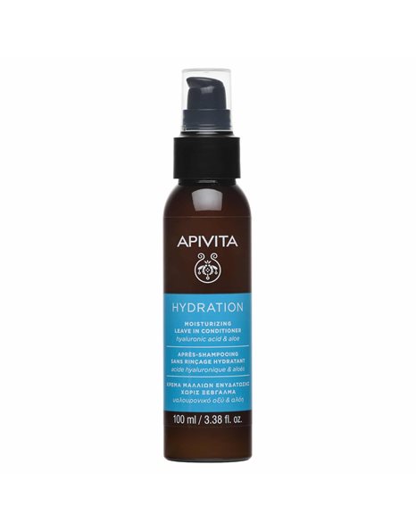 Apivita Promo Hydration Moisturizing Shampoo 250ml & Moisturizing Leave In Conditioner 100ml