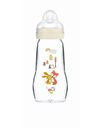 Mam Feel Good Γυάλινο Μπιμπερό Forest Unisex 260ml Μπεζ απο 2+μηνών (375SU) 1τμχ