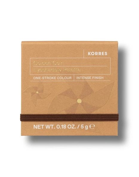 Korres  Eyeshadow Palette Golden Coin Τετραπλή Παλέτα Σκιών Ματιών σε Στερεή Μορφή 5gr 