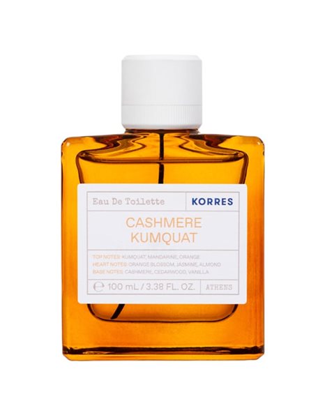 Korres Cashmere Kumquat Eau de Toilette- Γυναικείο Άρωμα με Νότες Εσπεριδοειδών ,100ml