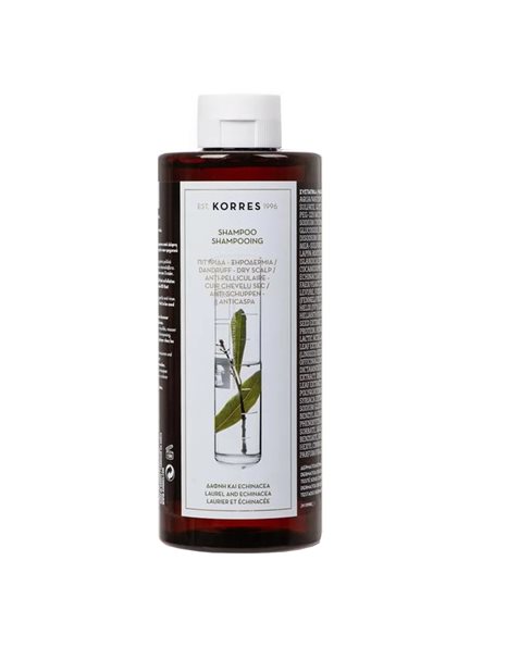 Korres Δάφνη & Echinacea Σαμπουάν Κατά Της Πιτυρίδας & Της Ξηροδερμίας 400ml