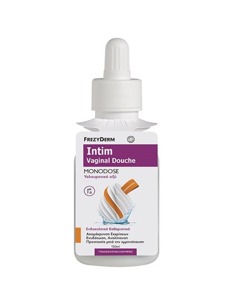 Frezyderm Intim Vaginal Douche Monodose, Ενδοκολπικός Καθαρισμός Με Υαλουρονικό Οξύ Ph 7.0 150ml