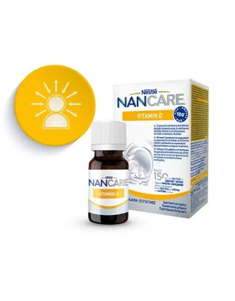 Nestle Nancare Vitamin D, Συμπλήρωμα Διατροφής Για Βρέφη & Παιδιά 6x10ml.