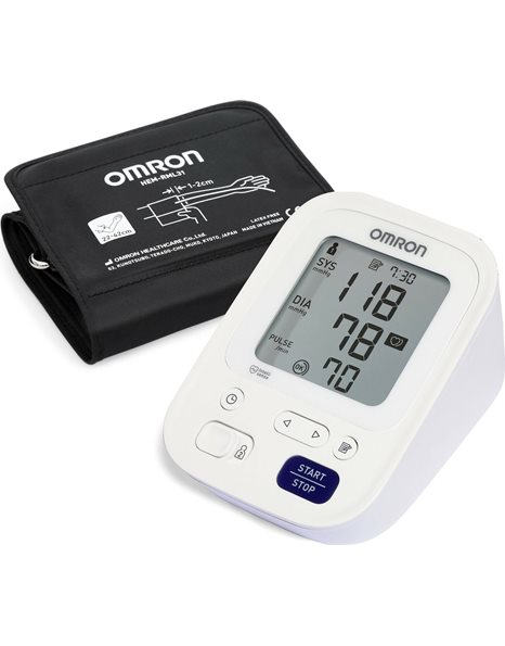 Πιεσόμετρο Μπράτσου Omron M3 με Ανίχνευση Αρρυθμίας HEM-7154-E (5 Χρόνια  Έγγυηση) 1 τμχ