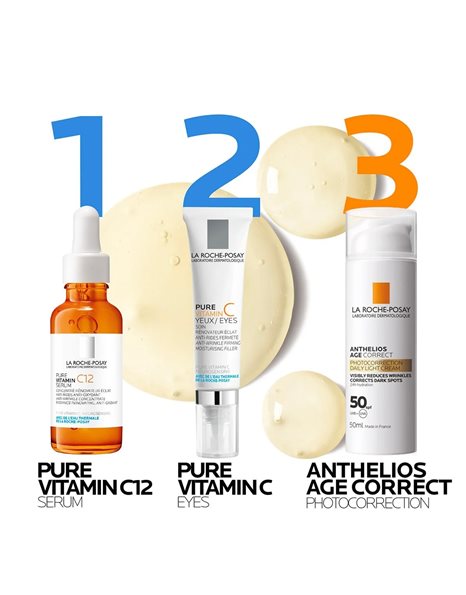 La Roche-Posay Pure Vitamin C12 Aντιοξειδωτικός Αντιρυτιδικός Ορός 30ml